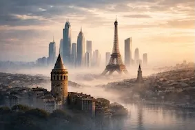 Modern zaman kuleleri. Görsel kaynak: Pinatolia