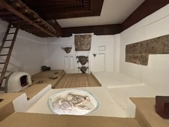 Anadolu medeniyetleri müzesi, Ankara. Çatalhöyük yapı modellemesi. Görsel kaynak: Pinatolia