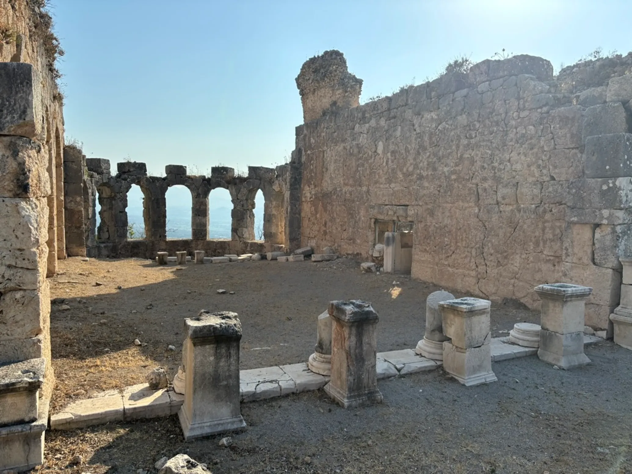 Modern logistics warehouse with advanced automation